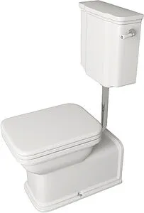 Унитаз со средним бачком Kerasan Waldorf белый 411601+418301+ Унитаз со средним бачком Kerasan Waldorf белый 411601+418301+, 1