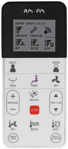 Электронная крышка-биде с пультом Am.Pm AM.PM белый CCC7851WH