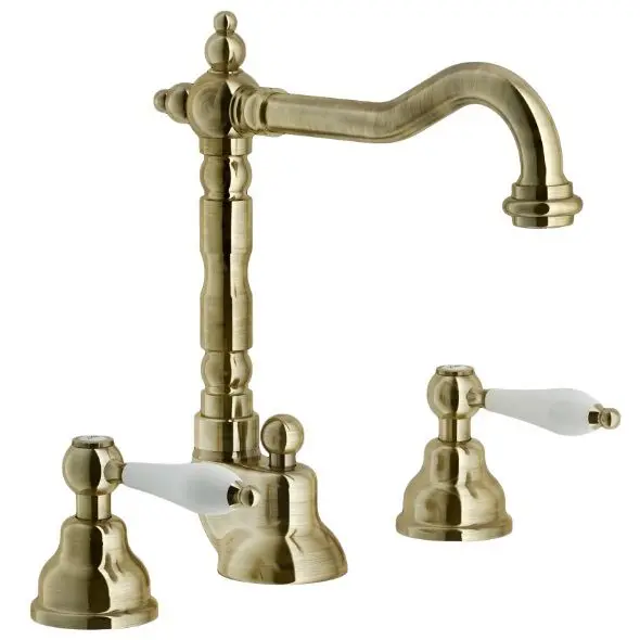 Смеситель для раковины Nobili Antica бронза/белый AT31012/1BR Смеситель для раковины Nobili Antica бронза/белый AT31012/1BR, 1