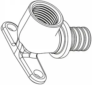 Водорозетка аксиальная 16мм x ½"в Rehau Rautitan RX+ 14563581001 Водорозетка аксиальная 16мм x ½"в Rehau Rautitan RX+ 14563581001, 2