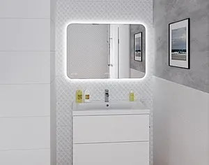 Зеркало с подсветкой Cersanit Led 050 Design Pro 80 с подогревом KN-LU-LED050*80-p-Os Зеркало с подсветкой Cersanit Led 050 Design Pro 80 с подогревом KN-LU-LED050*80-p-Os, 4