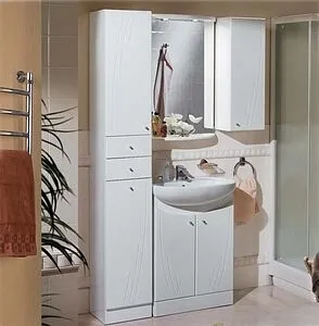 Шкаф-пенал с бельевой корзиной Aquaton Минима 35 L белый 1A132303MN01L Шкаф-пенал с бельевой корзиной Aquaton Минима 35 L белый 1A132303MN01L, 5