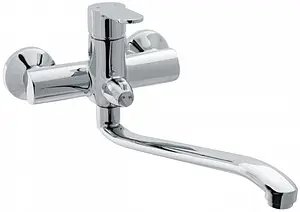 Смеситель для ванны с длинным изливом Swedbe Olymp хром 1855 Смеситель для ванны с длинным изливом Swedbe Olymp хром 1855, 4