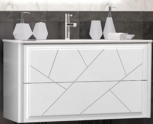 Тумба под умывальник подвесной Opadiris Луиджи 90 белый матовый 00-00005939