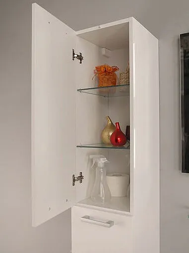 Шкаф-пенал подвесной Aquaton Мадрид 30 белый 1A129603MA010