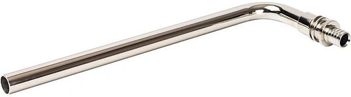 Уголок аксиальный радиаторный с хромированной трубкой 16мм x 15мм L=250мм Stout SFA-0025-001625