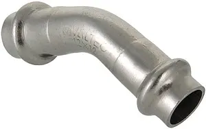 Уголок пресс двухраструбный 15мм угол 45° Valtec VT.INOX-PRESS VTi.959.I.001515, 1