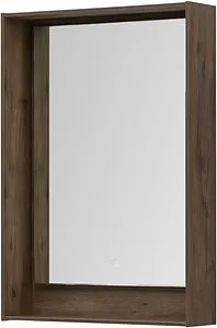 Зеркало с подсветкой Aquanet Милан 60 дуб рустикальный 00336398, 2