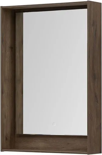Зеркало с подсветкой Aquanet Милан 60 дуб рустикальный 00336398