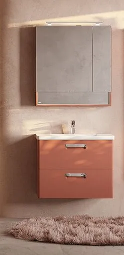 Шкаф-зеркало Roca The Gap Original 80 терракота ZRU9307842