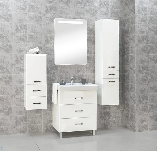 Тумба под умывальник напольная Aquaton Америна 70 M белый 1A169001AM010