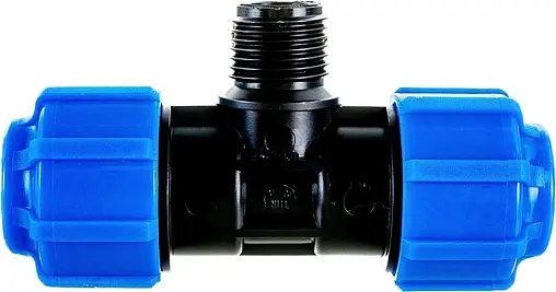 Тройник компрессионный переходной 20мм x ½&quot;н x 20мм ТПК-Аква 51201220