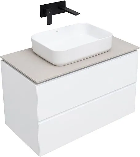 Тумба-умывальник подвесная Allen Brau Infinity 85 белый 1.21001.WM+