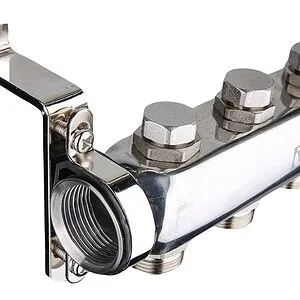 Группа коллекторная без расходомеров 3 отвода 1&quot;в/в x ¾&quot;ек Valtec VTc.588.EMNX.0603, 4