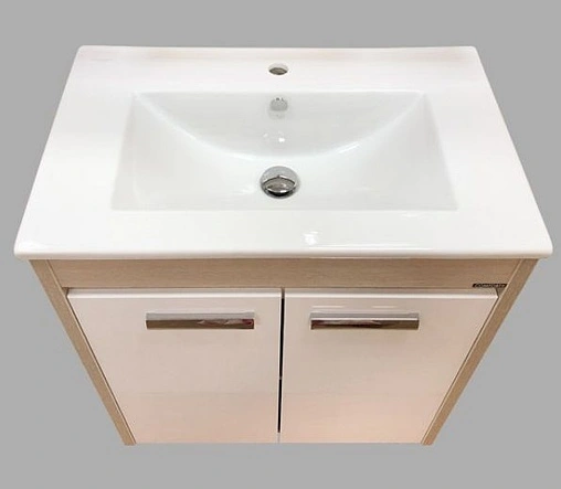 Тумба-умывальник напольная Comforty Тулуза 75 белый/сосна лоредо 00003132328CF