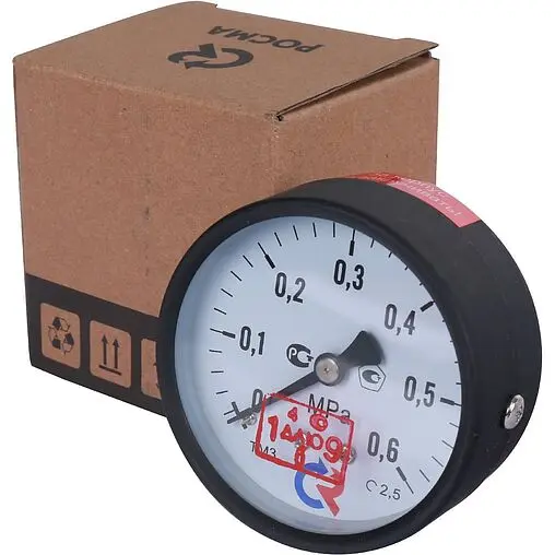 Манометр аксиальный Росма ТМ-310Т.00 63мм 6 бар ¼&quot; 00000008921