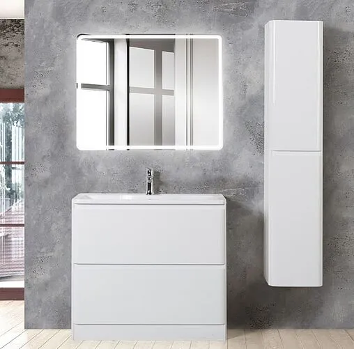 Тумба под умывальник напольная BelBagno ALBANO 90 Bianco Lucido ALBANO-900-2C-PIA-BL