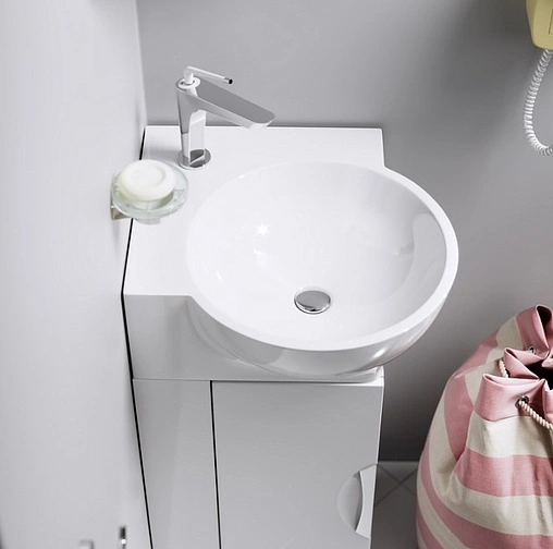 Тумба-умывальник напольная Aqwella Rio 45 белый Rio.01.04+4640021061435