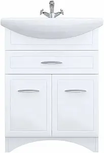 Тумба-умывальник напольная Milardo Victoria 65 белый VIC65W1M95+0026500M28 Тумба-умывальник напольная Milardo Victoria 65 белый VIC65W1M95+0026500M28, 3