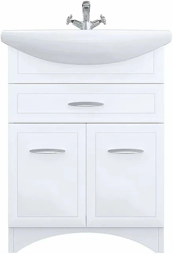 Тумба-умывальник напольная Milardo Victoria 65 белый VIC65W1M95+0026500M28