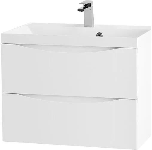 Тумба под умывальник подвесная BelBagno MARINO 65 Bianco Lucido MARINO-650-2C-SO-BL-P