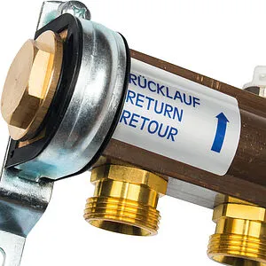 Группа коллекторная распределительная 2 отвода 1"в/в x ¾"ек Watts HKV/A 10004538 Группа коллекторная распределительная 2 отвода 1"в/в x ¾"ек Watts HKV/A 10004538, 2