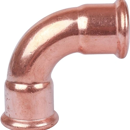 Уголок пресс двухраструбный 28мм угол 90° Sanha 6002A 16002A28