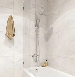 Душевая система со смесителем для ванны Milardo Helic хром HELSB1FM06 Душевая система со смесителем для ванны Milardo Helic хром HELSB1FM06, 3