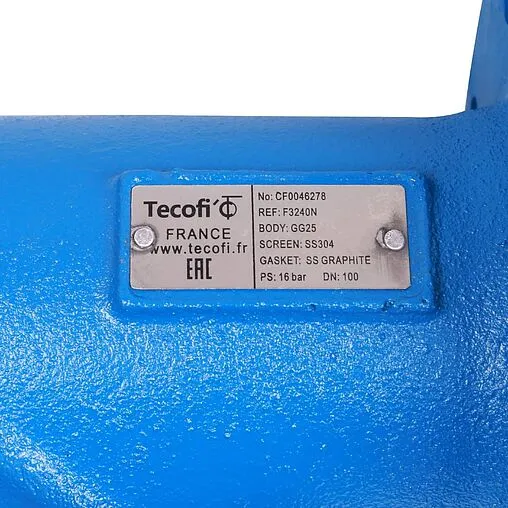 Фильтр сетчатый фланцевый Ду100 Tecofi F3240N-0100