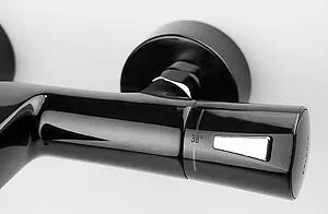 Термостат для ванны Kludi Zenta чёрный/хром 351018638 Термостат для ванны Kludi Zenta чёрный/хром 351018638, 4