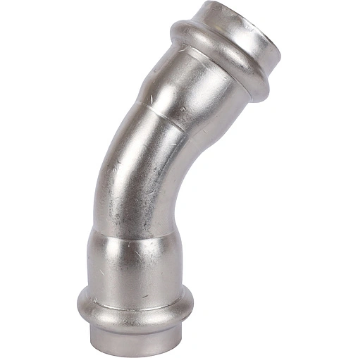 Уголок пресс двухраструбный 22мм угол 45° Sanha NiroSan 9041 6904122