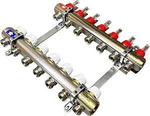 Группа коллекторная с расходомерами 7 отводов 1"в/в x ¾"ек Uni-fitt 440I4307 Группа коллекторная с расходомерами 7 отводов 1"в/в x ¾"ек Uni-fitt 440I4307, 1