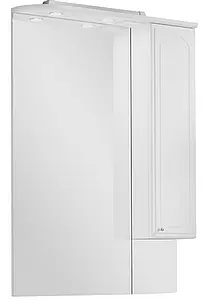 Шкаф-зеркало Aquaton Майами 75 R белый 1A047502MM01R Шкаф-зеркало Aquaton Майами 75 R белый 1A047502MM01R, 1