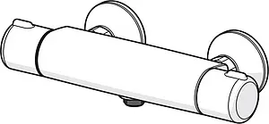 Термостат для душа Oras Nova хром 7460U, 3