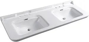 Раковина Kerasan Waldorf 150 белый 4143K1bi/cr*3 Раковина Kerasan Waldorf 150 белый 4143K1bi/cr*3, 1