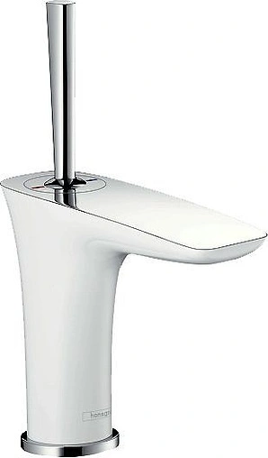 Смеситель для раковины Hansgrohe PuraVida 100 белый/хром 15075400