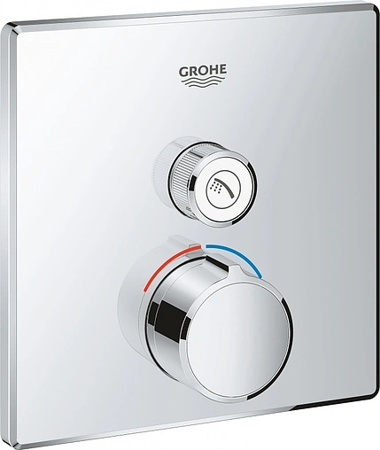 Смеситель для душа скрытого монтажа Grohe Grohtherm SmartControl хром 29147000