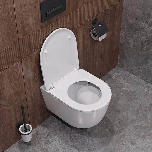 Унитаз подвесной безободковый Cezares Relax Tornado белый CZR-38088-49-TH-TOR/SC