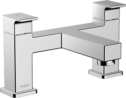 Смеситель на борт ванны на 2 отверстия Hansgrohe Vernis Shape хром 71452000