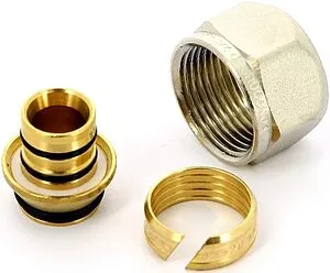 Концовка для металлопластиковых труб ¾&quot;ек x 20x2.0мм Tiemme 1636N 1440003, 2