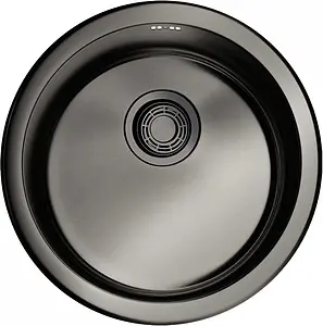 Мойка кухонная Omoikiri Toya 45-U-GM вороненая сталь 4993072, 1