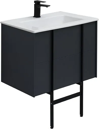 Тумба под умывальник подвесная Allen Brau Reality 70 антрацит 1.32004.AM