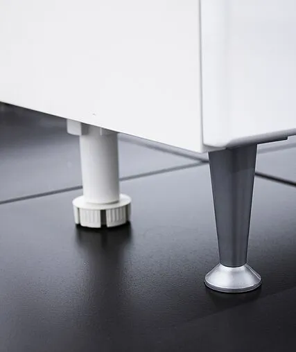 Тумба под умывальник напольный Айсберг Волна 50 белый DA1012T