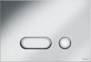 Клавиша смыва для унитаза Cersanit Intera P-BU-INT/Cm хром матовый Клавиша смыва для унитаза Cersanit Intera P-BU-INT/Cm хром матовый, 1