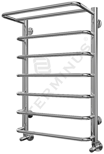 Полотенцесушитель водяной лесенка Terminus Полка П7 450х696 полированная сталь 4670030723154