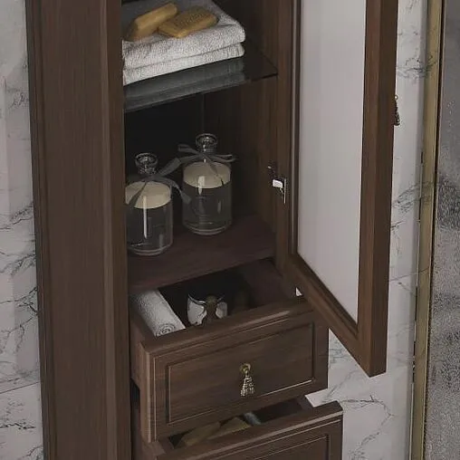 Шкаф-пенал напольный Opadiris Риспекто 30 R cветлый орех 00-00005835