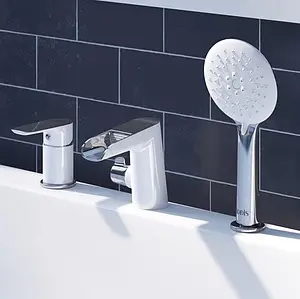 Смеситель на борт ванны на 3 отверстия IDDIS Cloud хром CLOSB3Ki07, 3