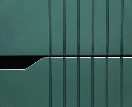 Тумба под умывальник подвесная Домино Garden 60 зеленый матовый DG2501T