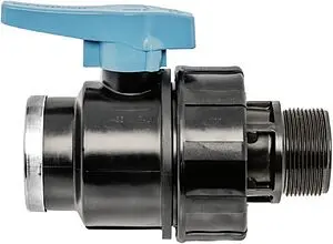 Кран шаровый с американкой ½&quot;в x ½&quot;н Unidelta 1075002002001, 1