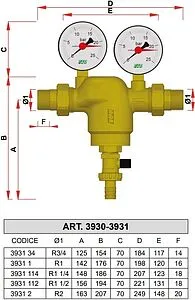 Фильтр тонкой очистки воды 1¼"н x 1¼"н Far FA 3931 114 Фильтр тонкой очистки воды 1¼"н x 1¼"н Far FA 3931 114, 2